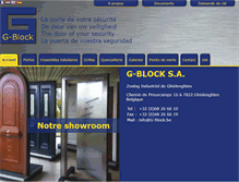 Tablet Screenshot of g-block.be